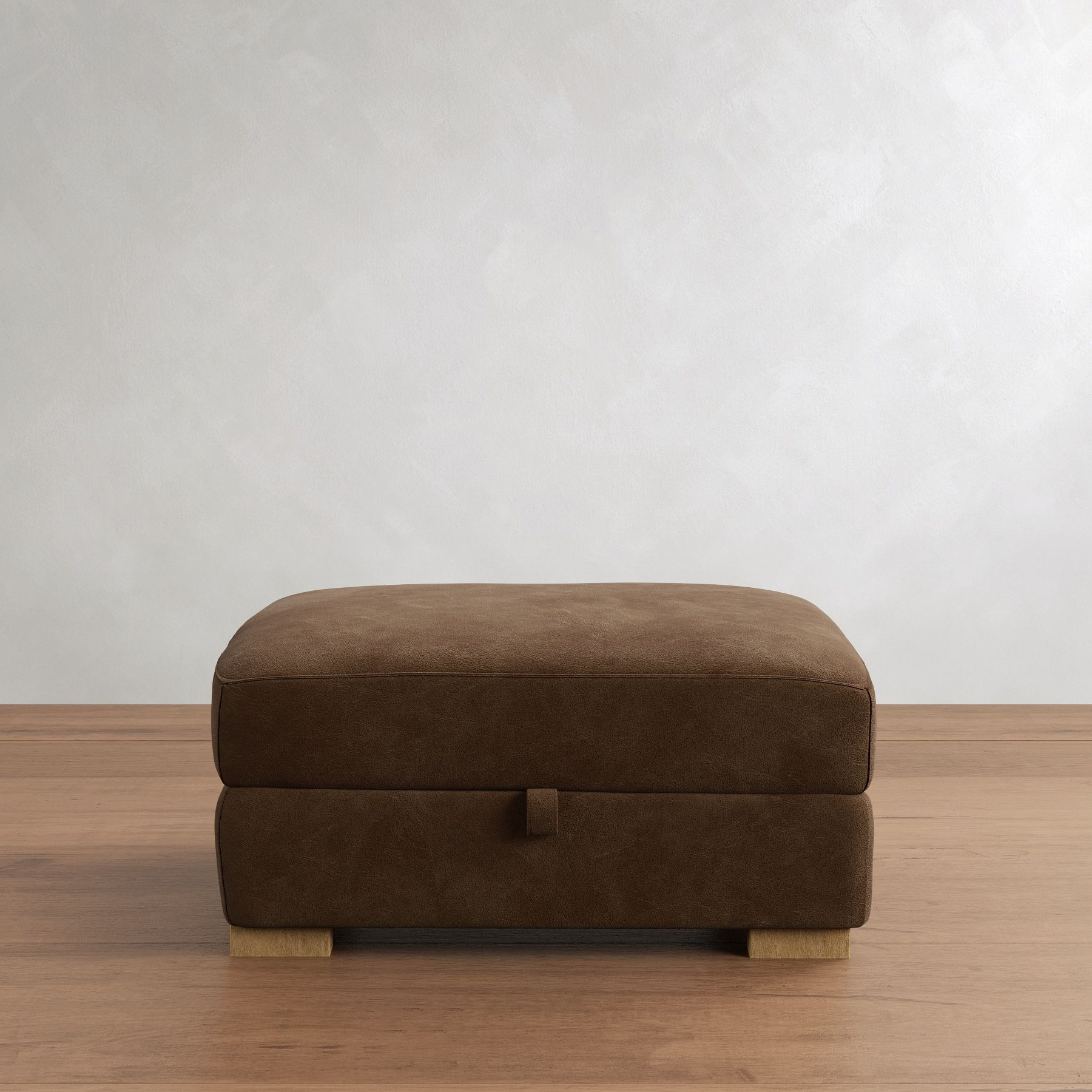 Turner Leather Storage Ottoman