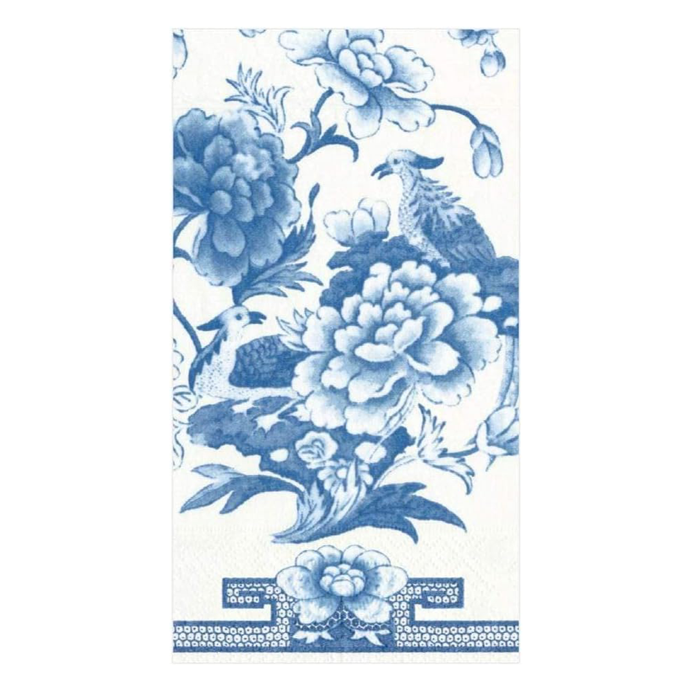 Paper Guest Towels, Blue and White