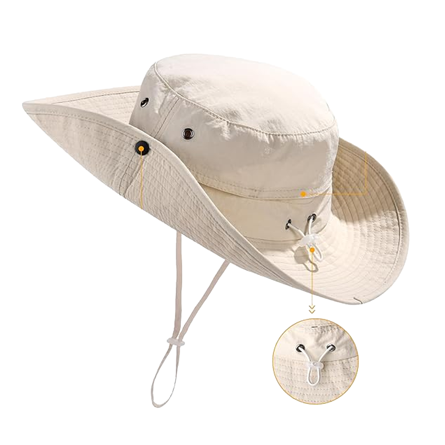 UPF 80+ Sun Hats for Women Ponytail