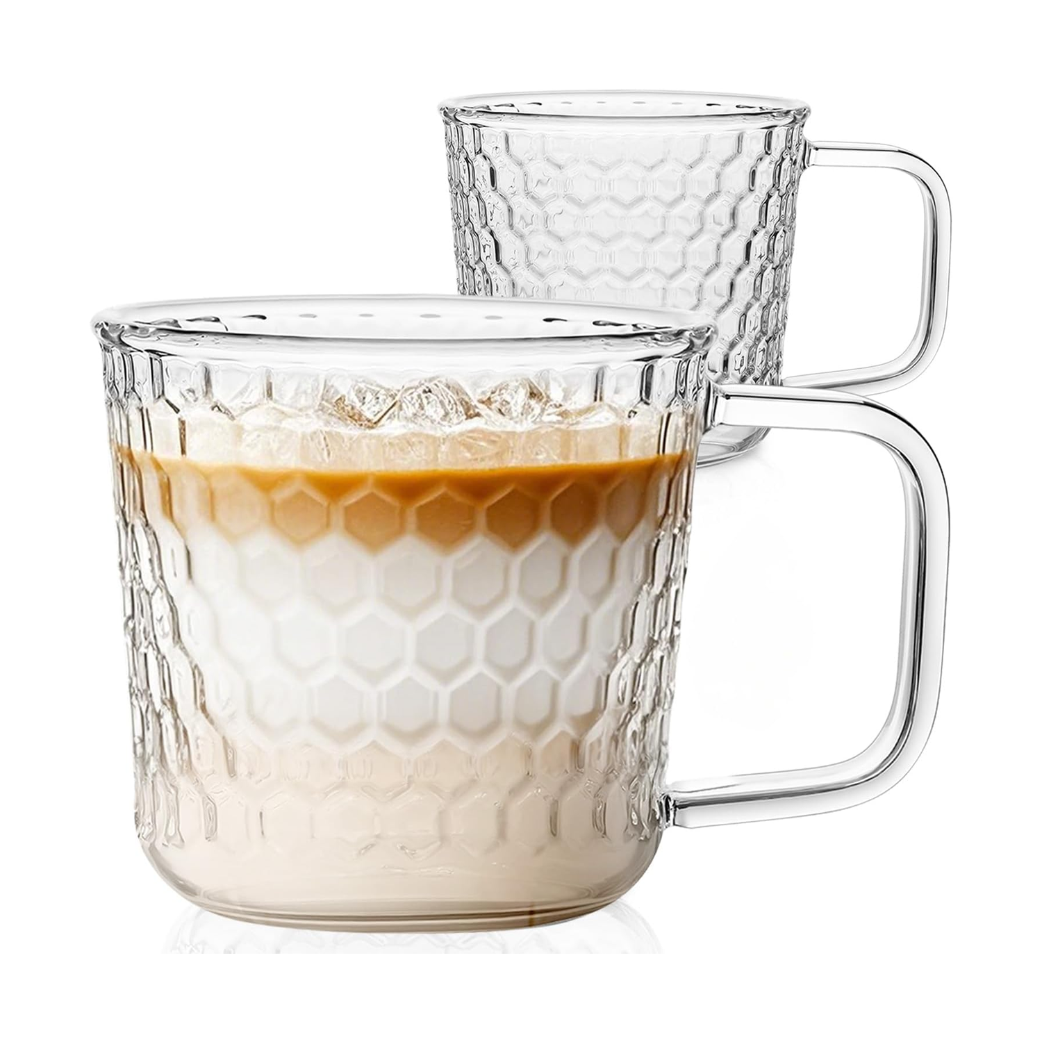16 Oz Glass Coffee Cups
