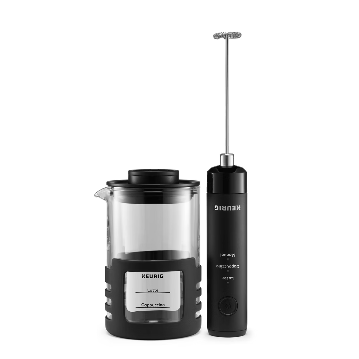 Keurig SimpleCafe Frother, Rechargeable Handheld Milk Frother Black