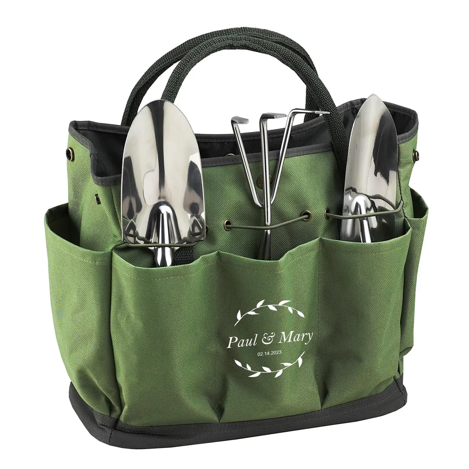 Monogrammed Garden Tote