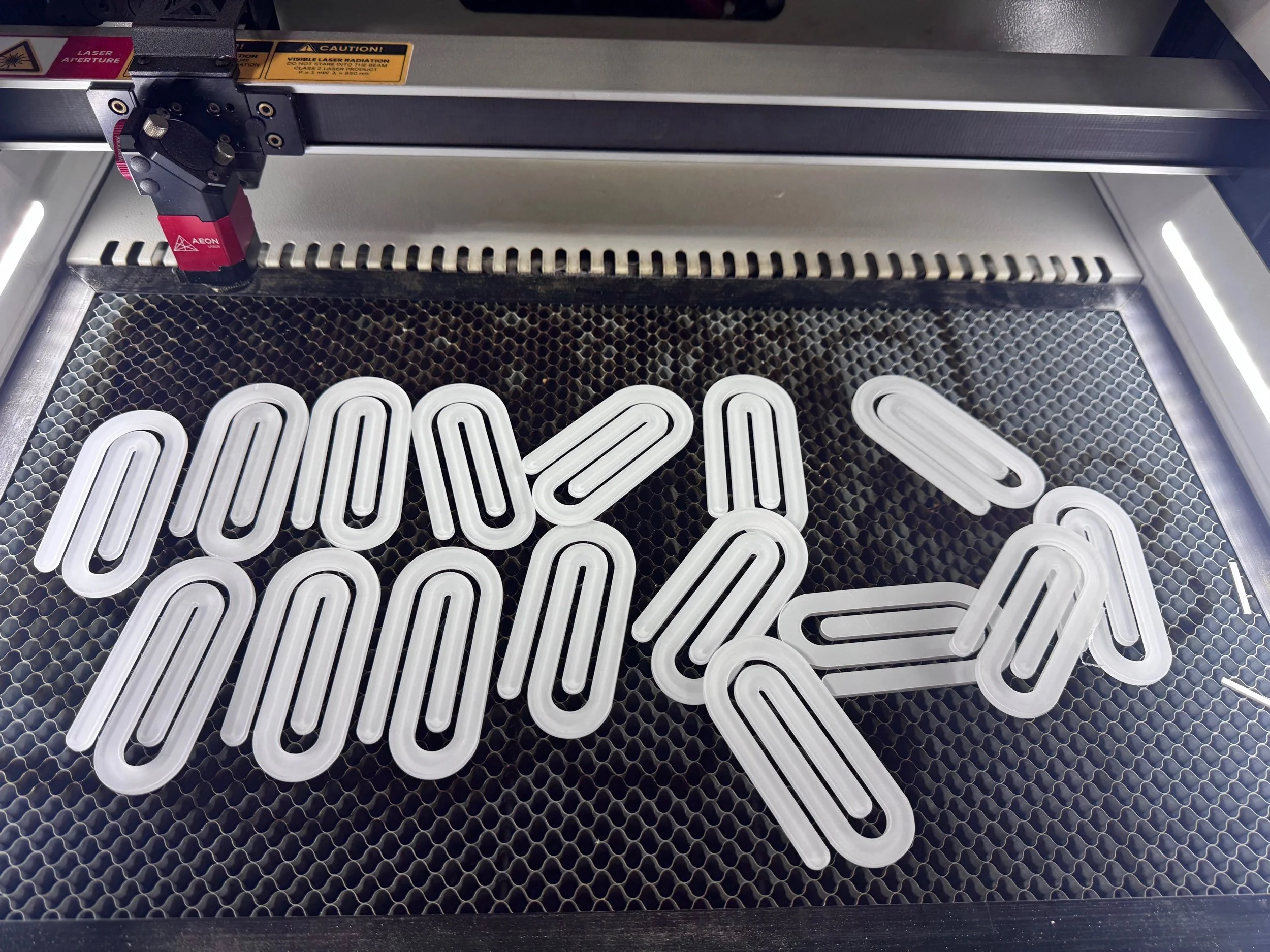 Acrylic Paperclip Blanks - Jumbo