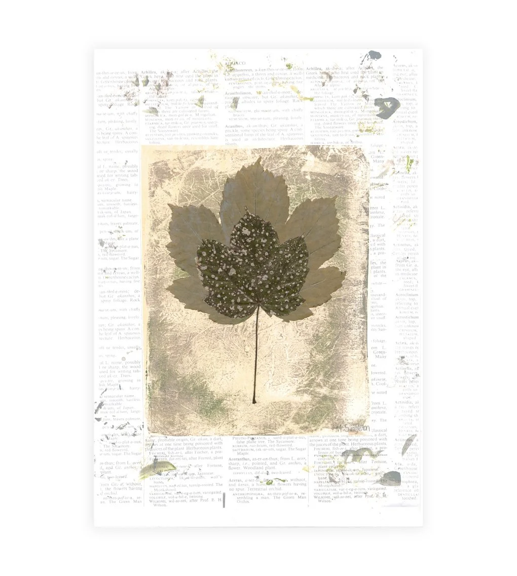 Vintage Leaf Giclee Print.jpg