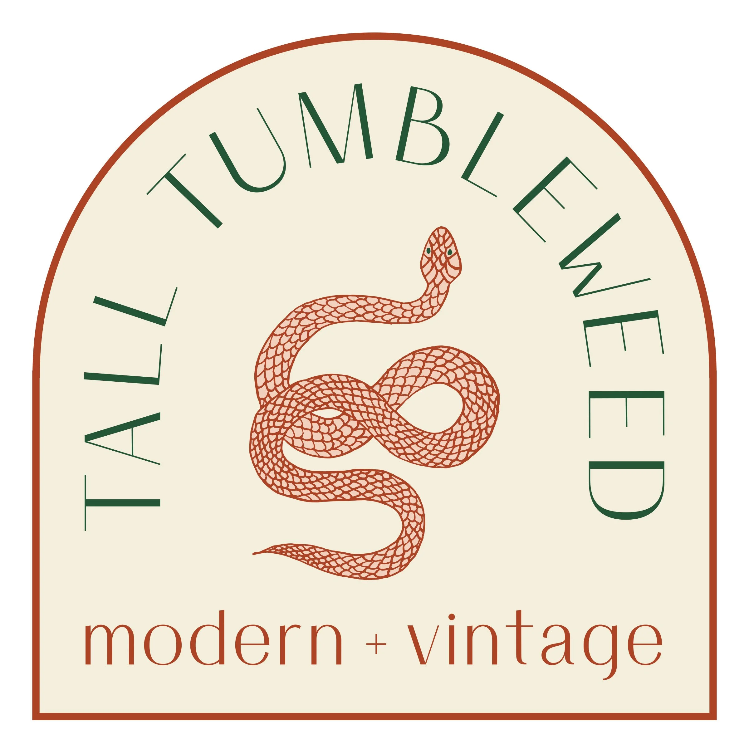 Tall Tumbleweed Modern + Vintage