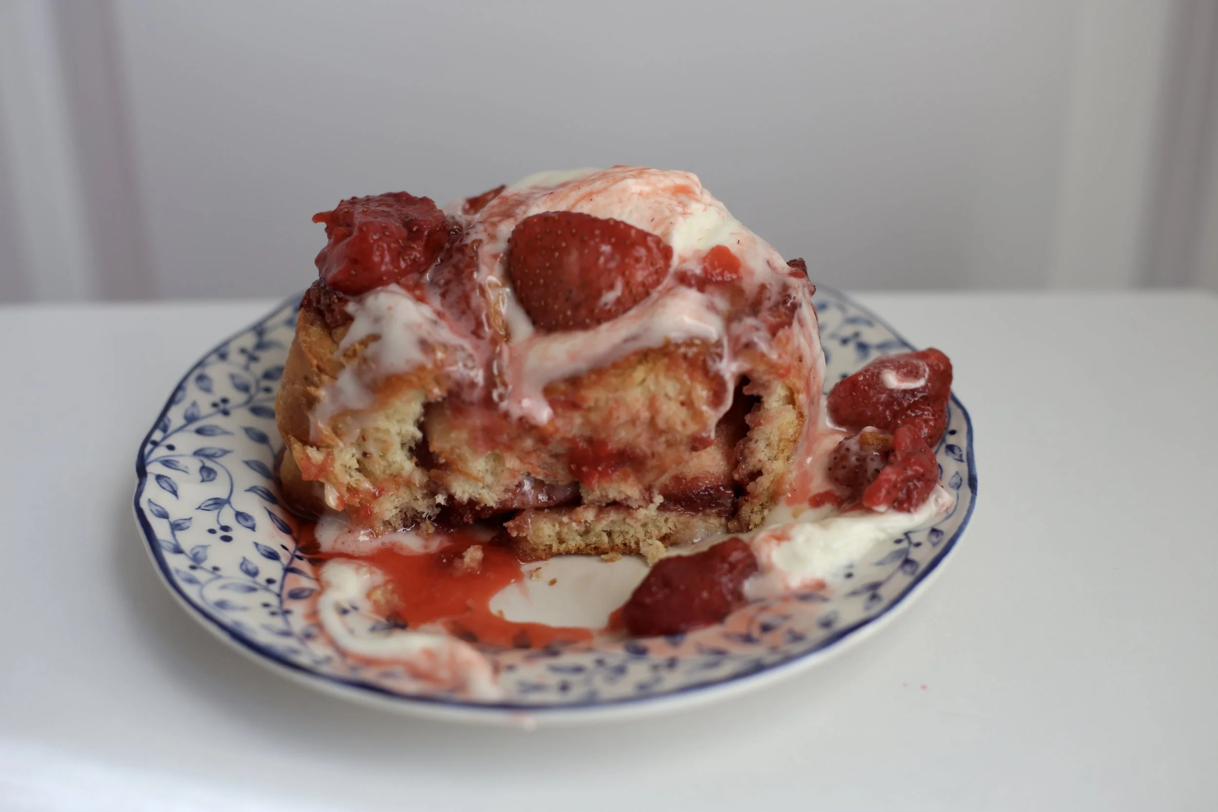 Iced Strawberry and Cream Roll (local pickup only)