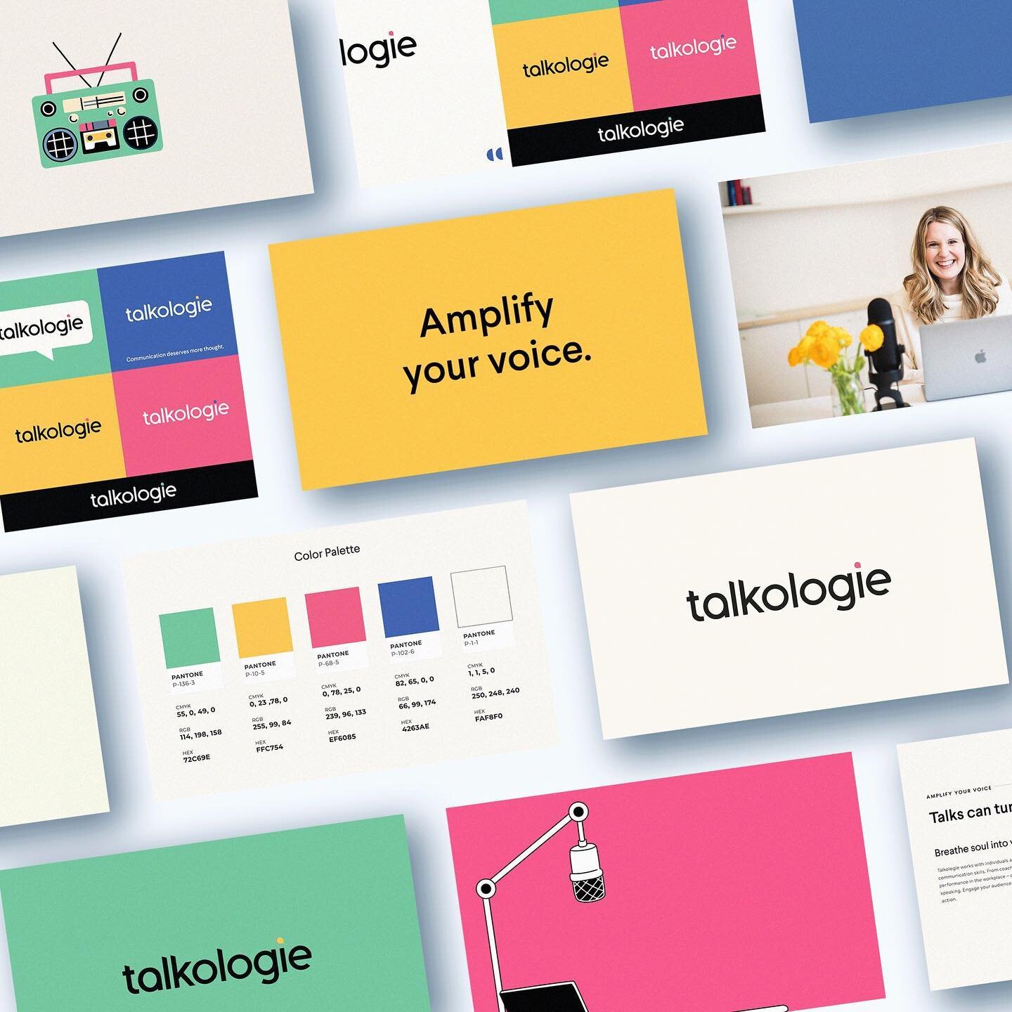 Meet @talkologie - the most influential speaker coach, determined to breathe soul into your content and humanize your delivery.📣 It&rsquo;s been so much fun working on this brand refresh! I&rsquo;ve learned so much about how talks have quite literal