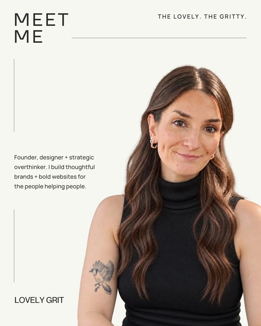 Your work helps people. Your website should help them find you.

Hello! I&rsquo;m Samantha, the human behind Lovely Grit. 👋

I bring a background in psychology and years of brand, design, and marketing experience to websites for health + wellness bu