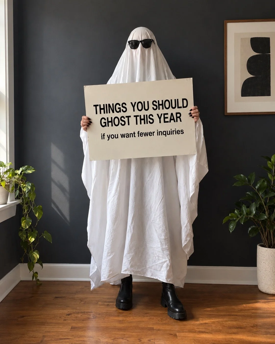 A hauntingly bad marketing strategy. 👻

In case the sarcasm didn&rsquo;t load please don&rsquo;t ghost the things that help clients find&hellip; and hire&hellip; you. You&rsquo;ve put too much into your business for your website to leave people wond