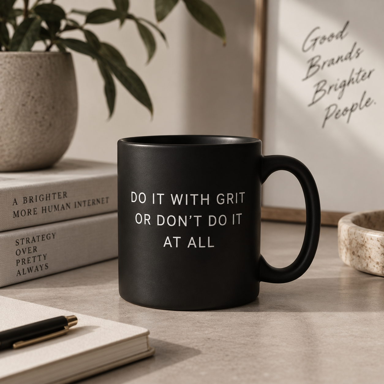 Do it with grit or don't do it at all