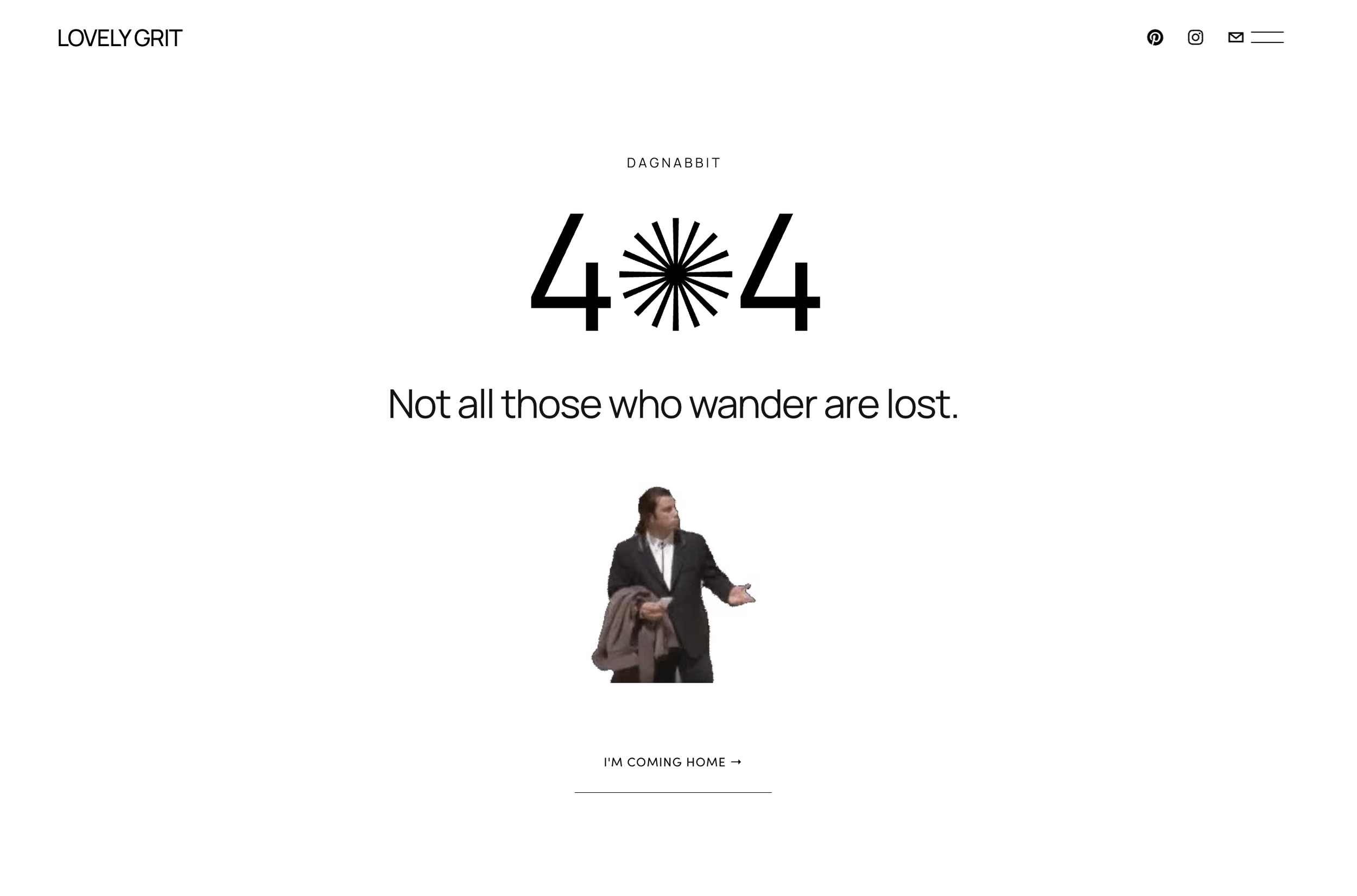 Custom funny 404 error landing page