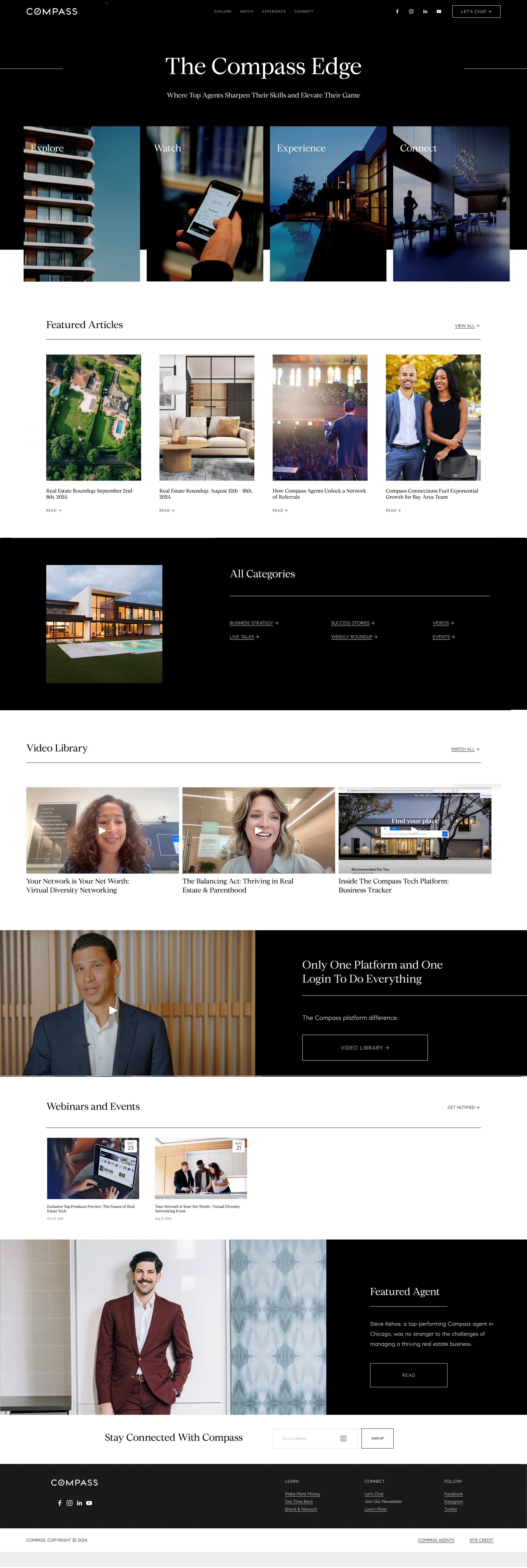 Real Estate Website Design Squarespace
