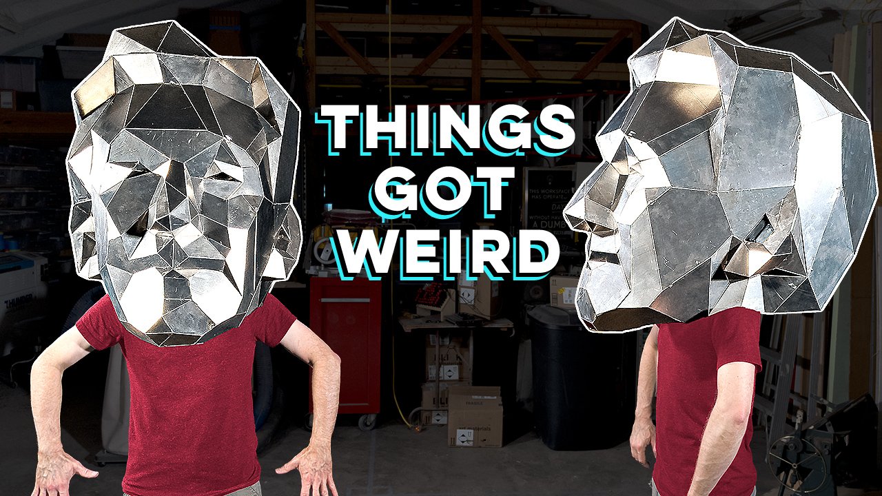 Sculpting My Head in Aluminum