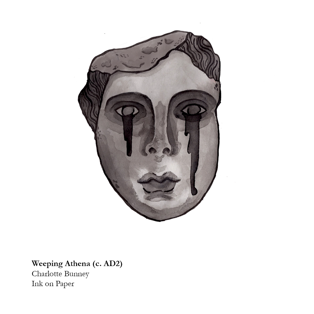 Weeping Athena Sticker [large sticker]