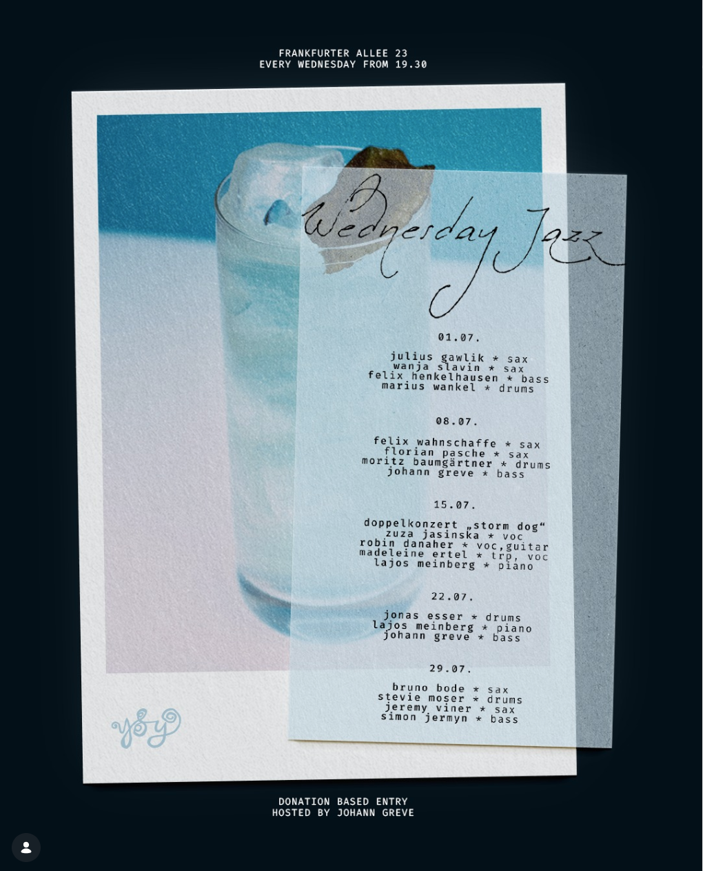 Madeleine Ertel & Lajos Meinberg at YSY Bar