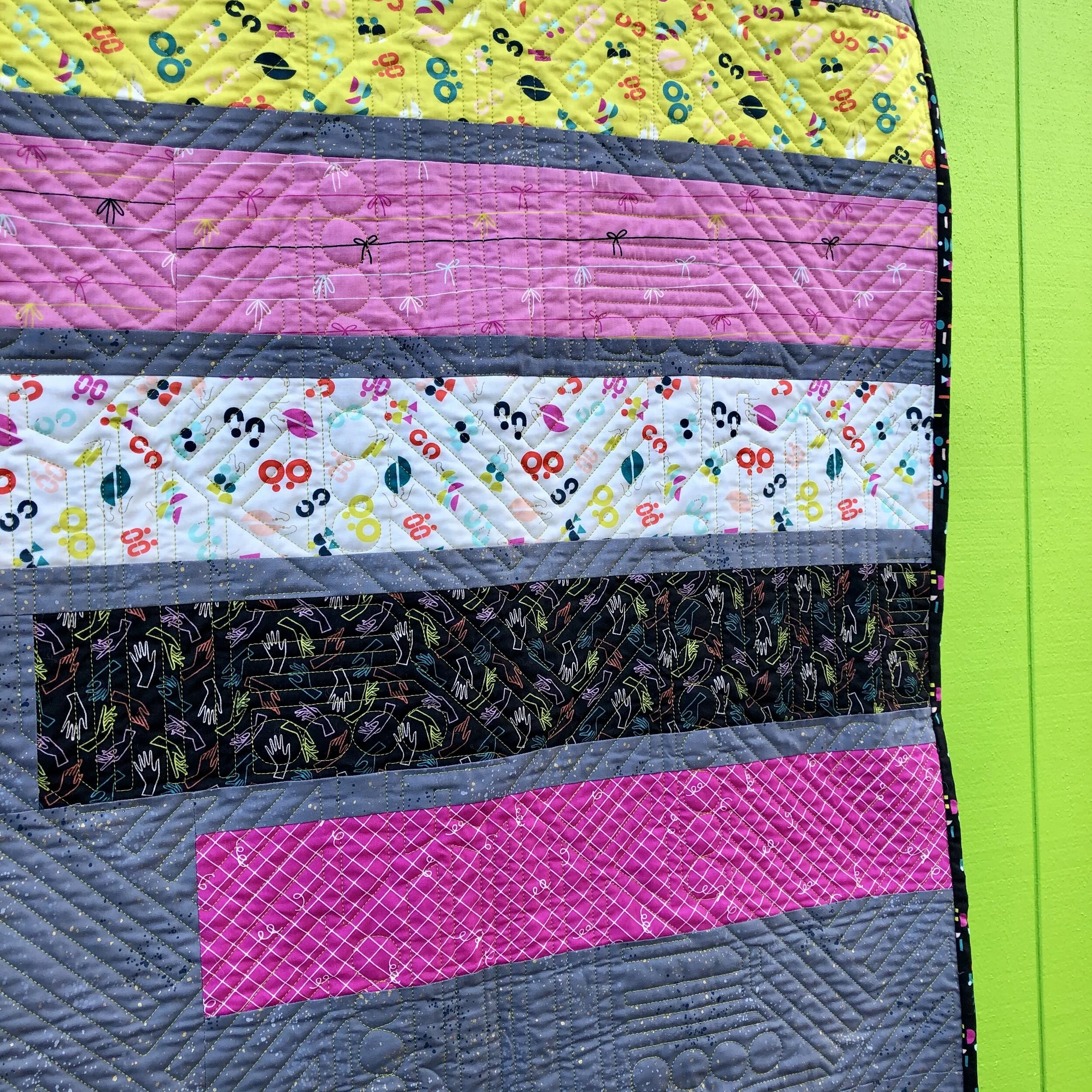 Twin Stripes Quilt Pattern