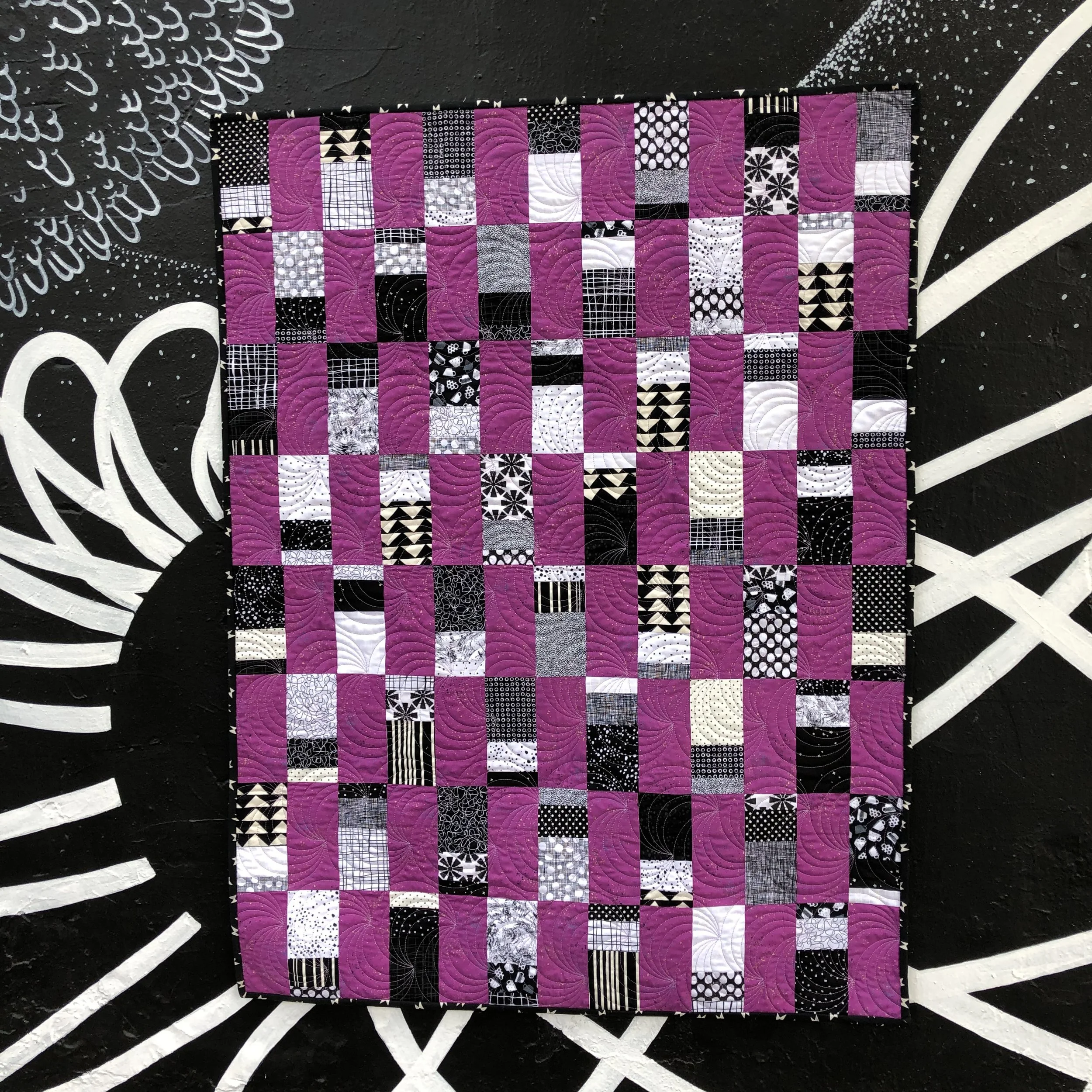 Majestic Scraps - Scrap Busting - Baby Quilt