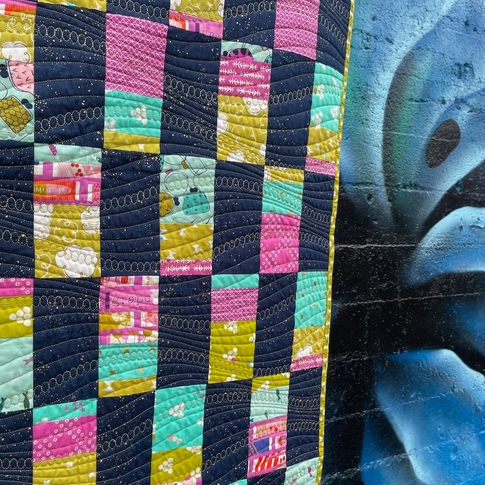 Majestic Scraps - Cotton + Steel Fat Quarter version - Throw Size