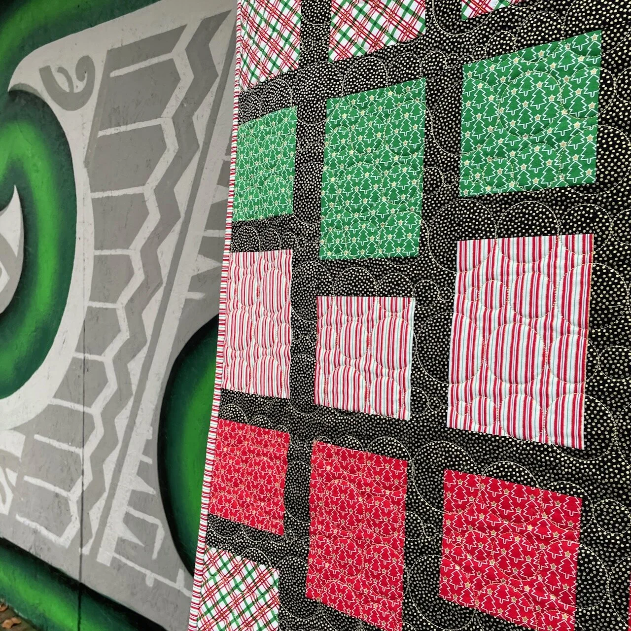 Bold Blocks - Vintage Holidays version - Michael Miller Fabrics