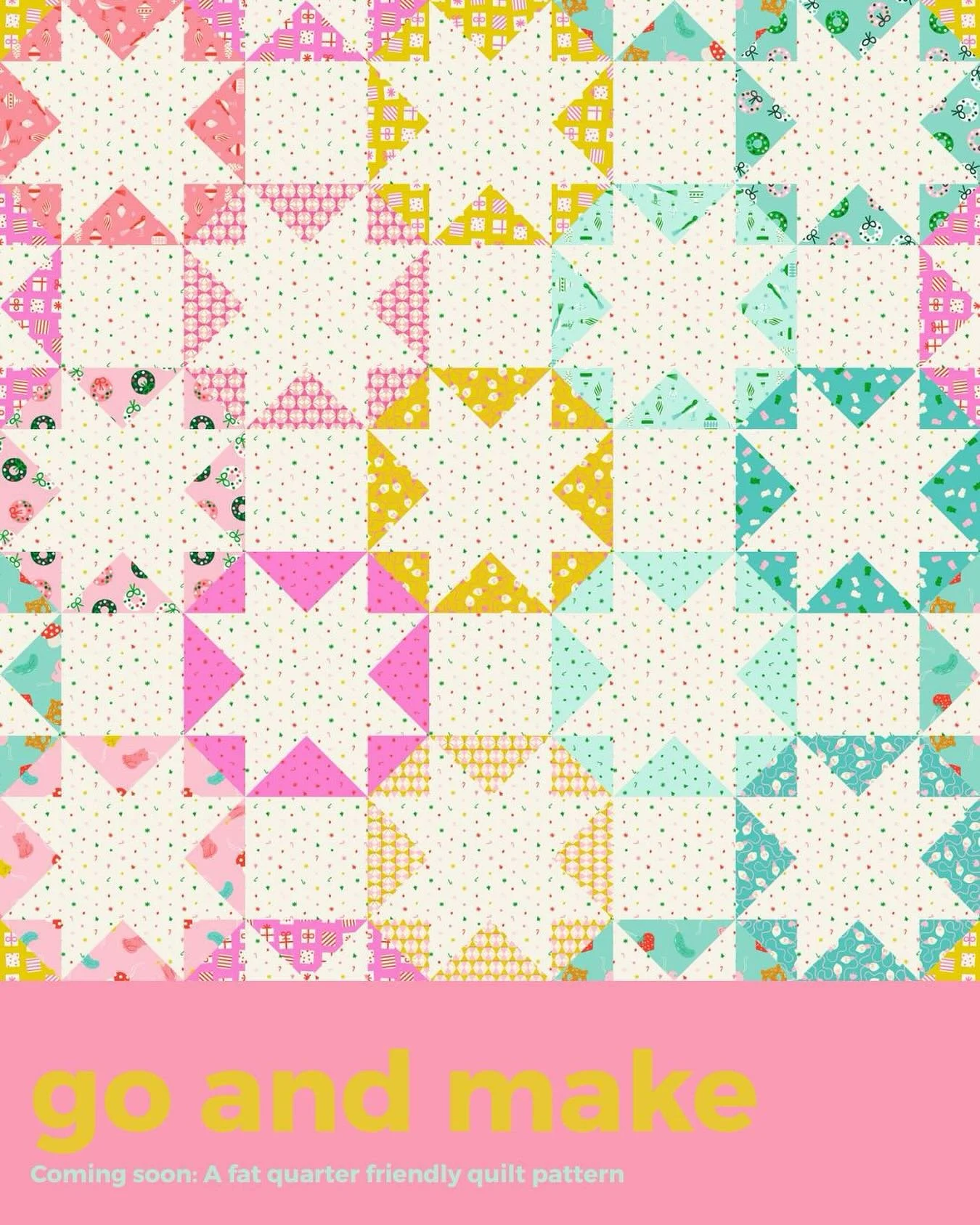 New pattern coming soon, Go and Make! 

Here&rsquo;s more behind the name of the next pattern. 

The phrase &ldquo;go and make&rdquo; comes from Matthew 28:19, which is part of what&rsquo;s known as The Great Commission.

Here&rsquo;s the verse:
&ldq