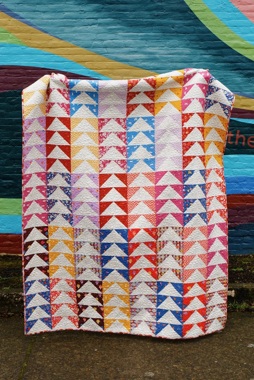 Layer Cake Geese Quilt Pattern Ruby Star Society Persimmon Fabric 20 Fat Quarter Quilt