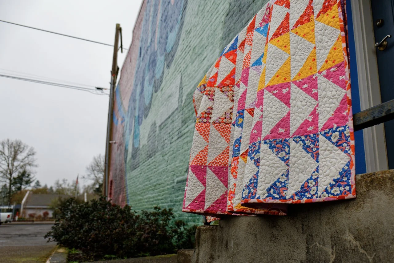 Layer Cake Geese Quilt Pattern Ruby Star Society Persimmon Fabric 20 Fat Quarter Quilt