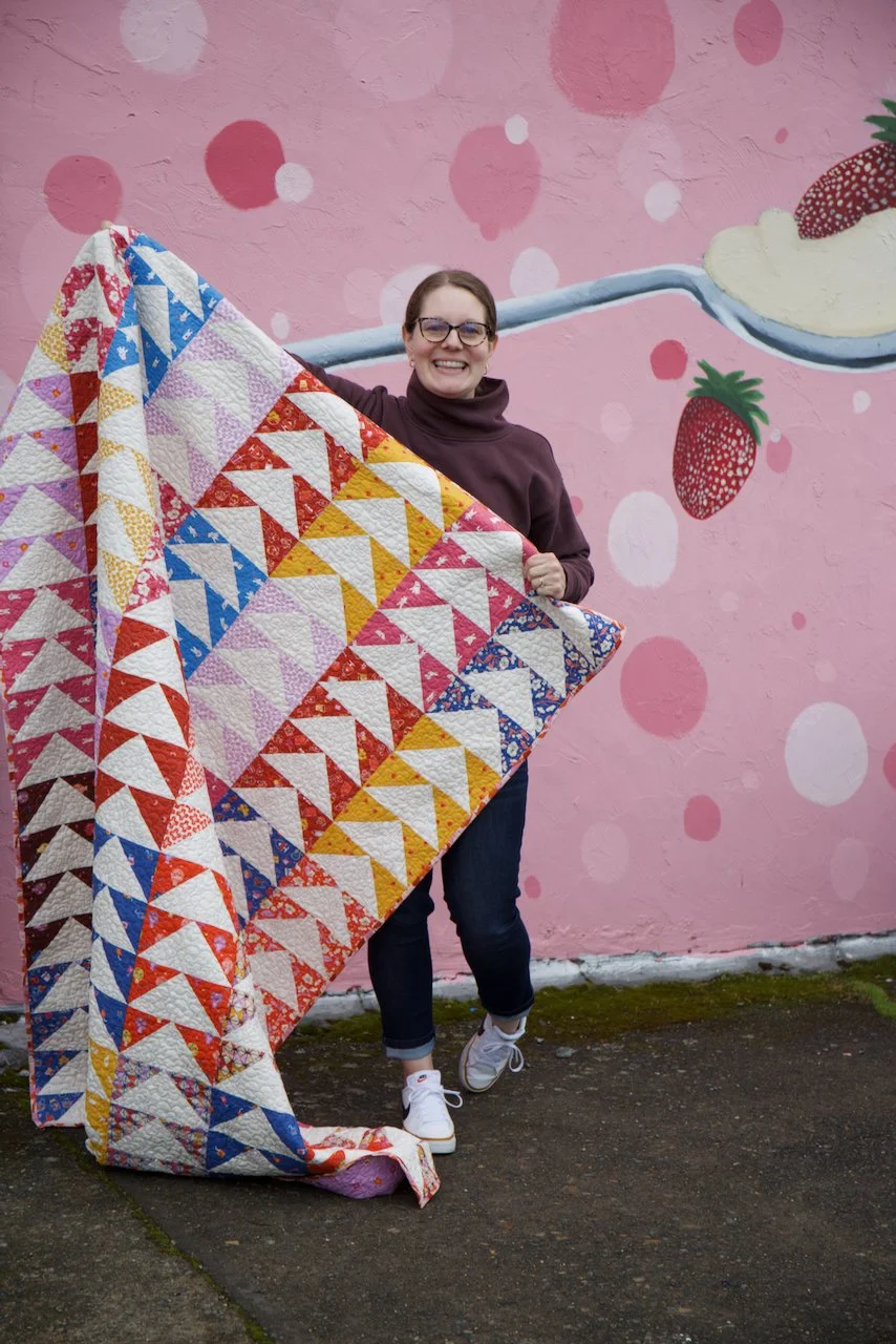 Layer Cake Geese Quilt Pattern Ruby Star Society Persimmon Fabric 20 Fat Quarter Quilt