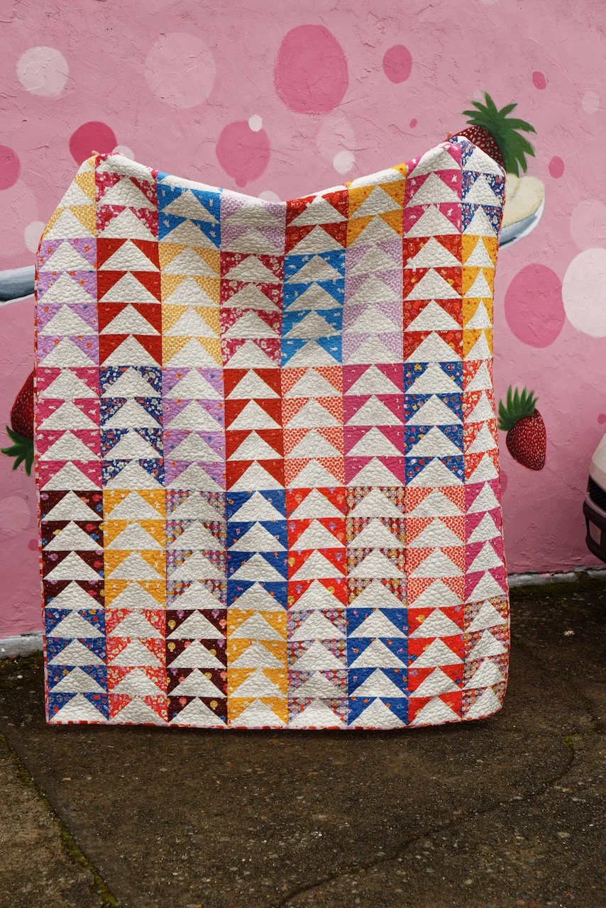 Layer Cake Geese Quilt Pattern Ruby Star Society Persimmon Fabric 20 Fat Quarter Quilt