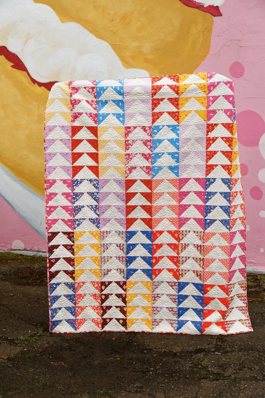 Layer Cake Geese Quilt Pattern Ruby Star Society Persimmon Fabric 20 Fat Quarter Quilt