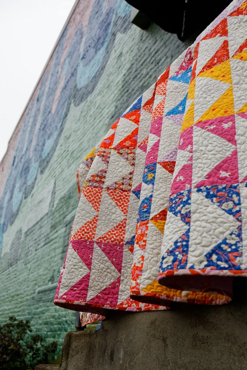 Layer Cake Geese Quilt Pattern Ruby Star Society Persimmon Fabric 20 Fat Quarter Quilt