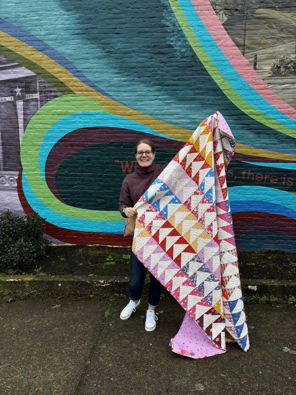 Layer Cake Geese Quilt Pattern Ruby Star Society Persimmon Fabric 20 Fat Quarter Quilt