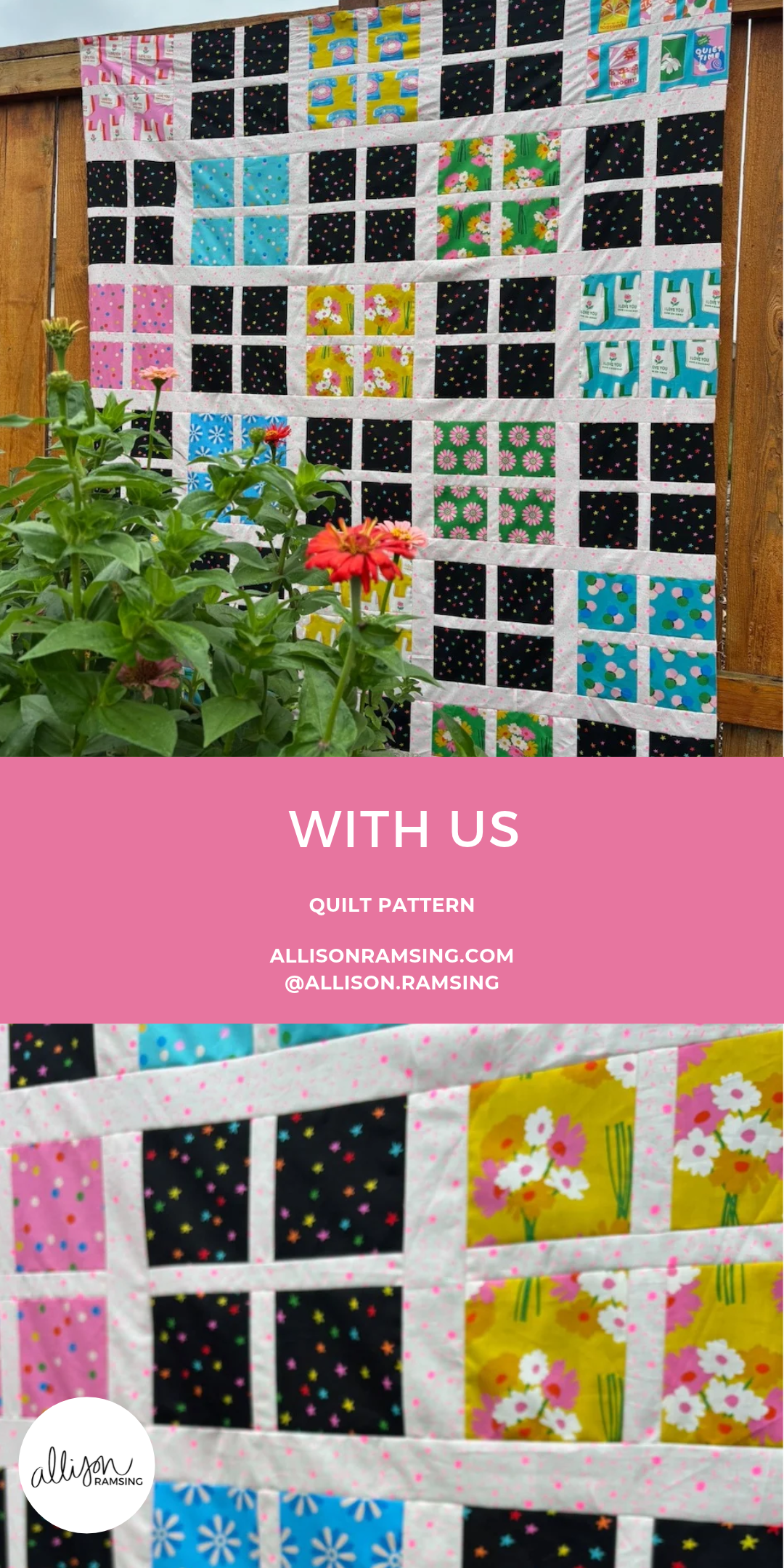 With Us Quilt Pattern Fat Quarter Quilt Pattern 5 Fat Quarters Layer Cake Quilt Pattern Ruby Star Sparkle Mart Ruby Star Society Starry