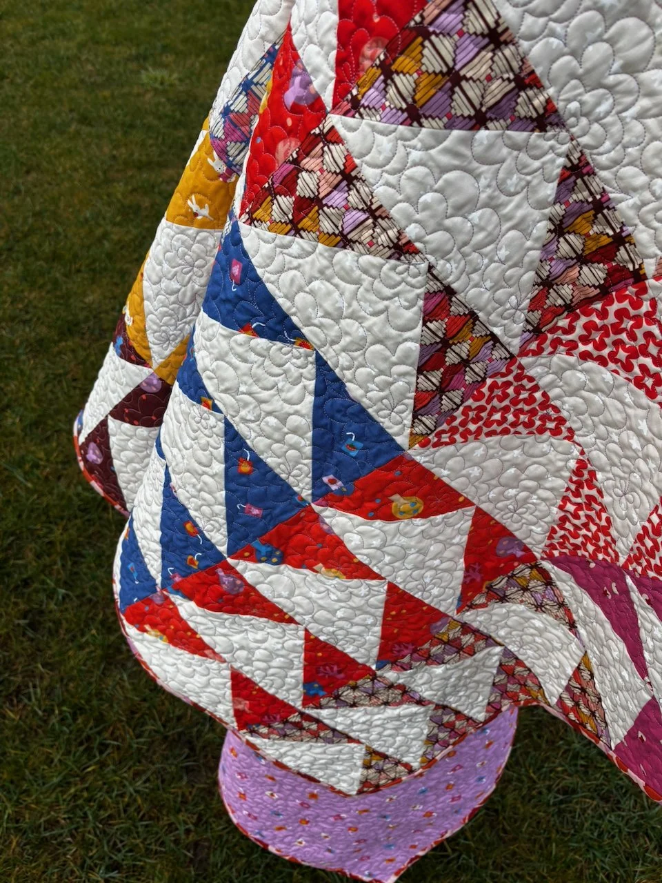 Layer Cake Geese Quilt Pattern Ruby Star Society Persimmon Fabric 20 Fat Quarter Quilt