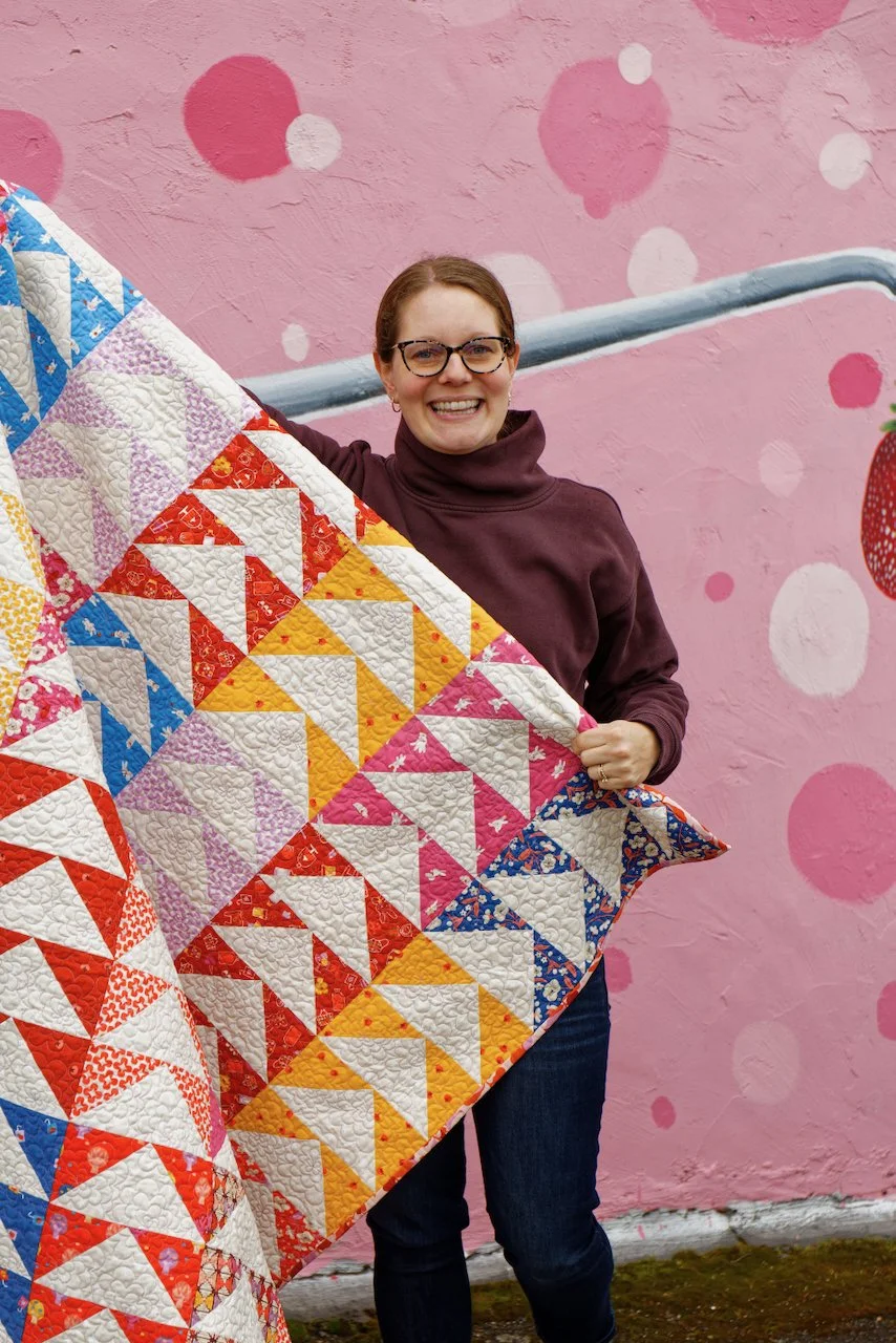 Layer Cake Geese Quilt Pattern Ruby Star Society Persimmon Fabric 20 Fat Quarter Quilt