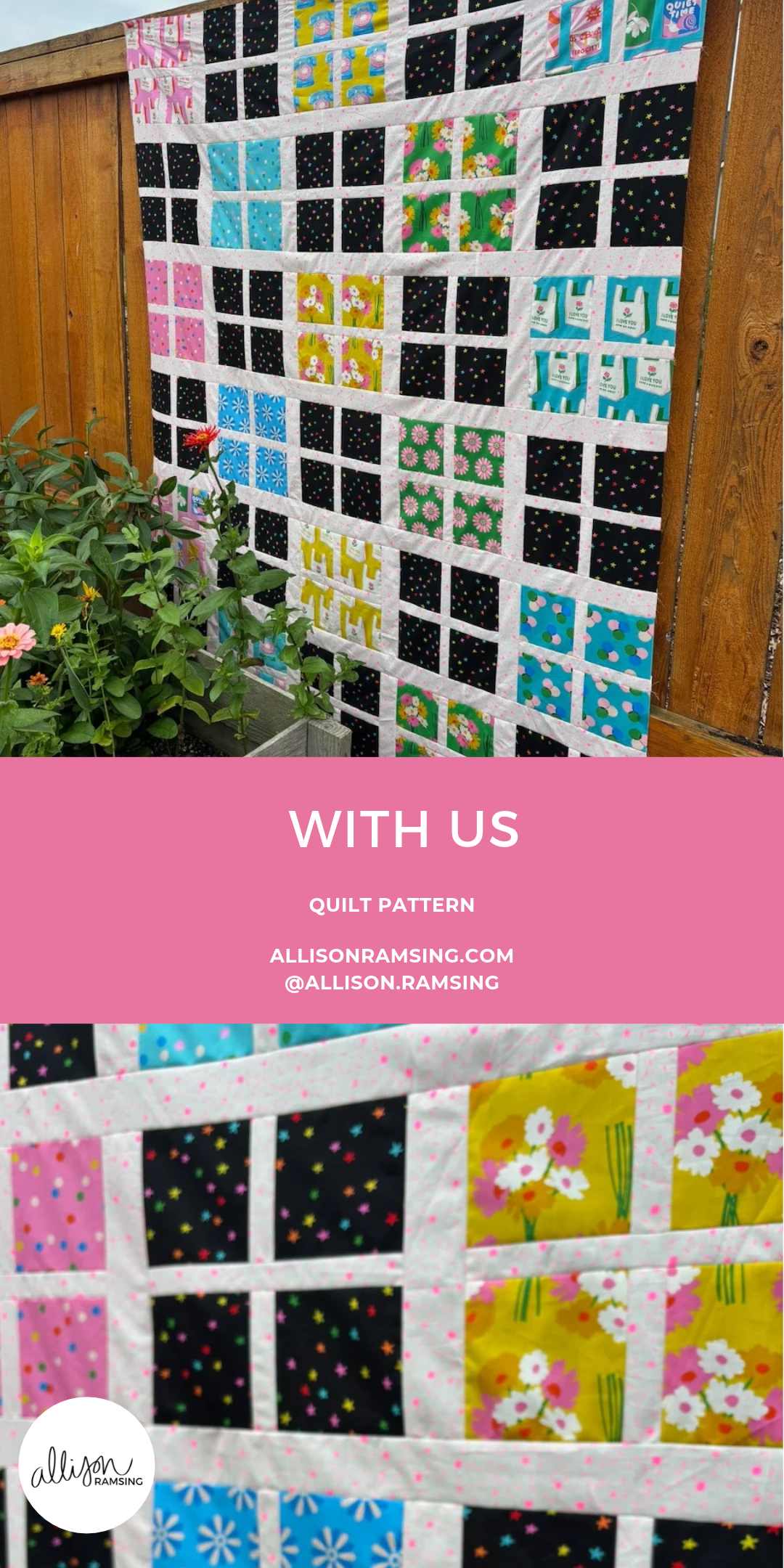With Us Quilt Pattern Fat Quarter Quilt Pattern 5 Fat Quarters Layer Cake Quilt Pattern Ruby Star Sparkle Mart Ruby Star Society Starry
