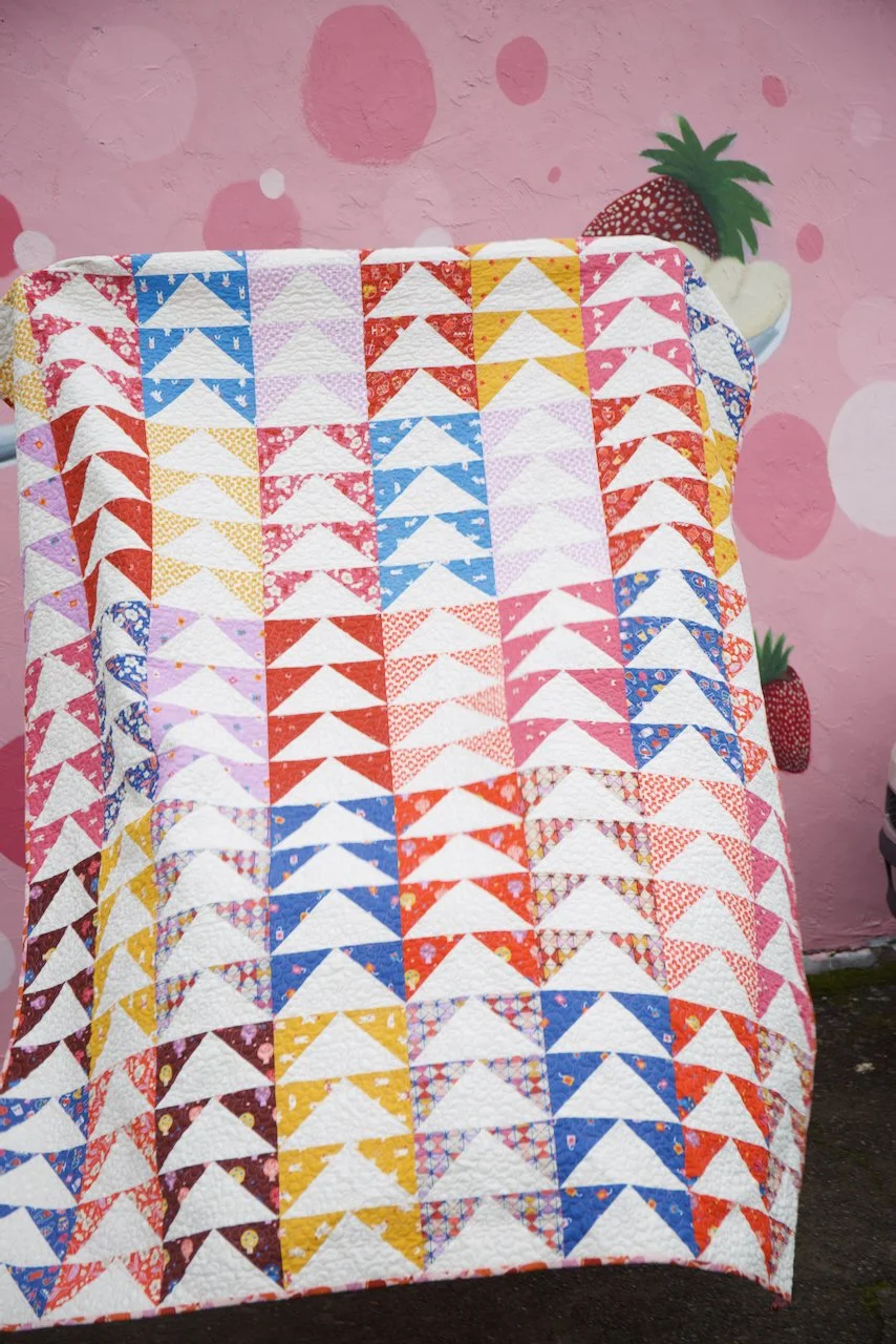 Layer Cake Geese Quilt Pattern Ruby Star Society Persimmon Fabric 20 Fat Quarter Quilt