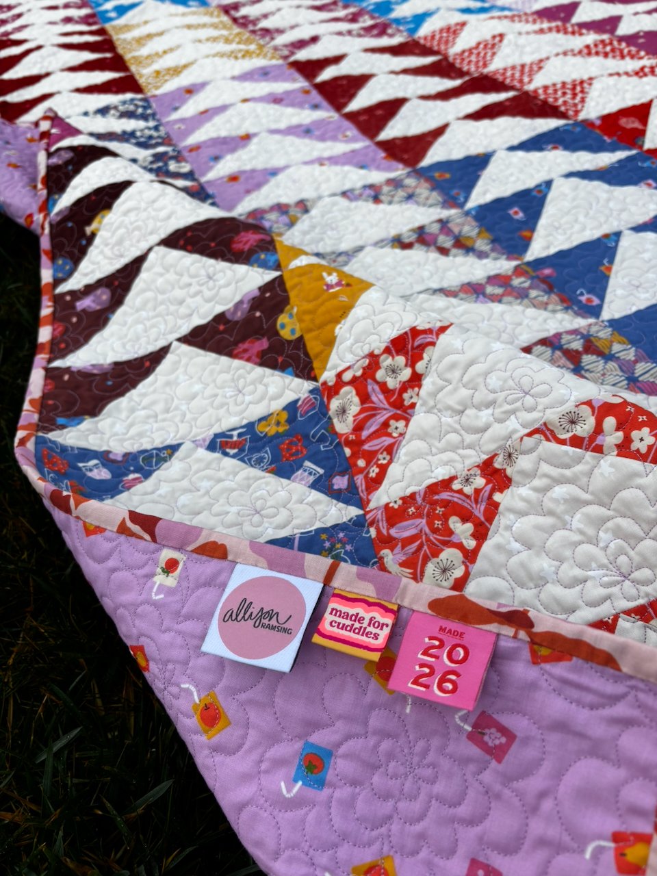 Layer Cake Geese Quilt Pattern Ruby Star Society Persimmon Fabric 20 Fat Quarter Quilt