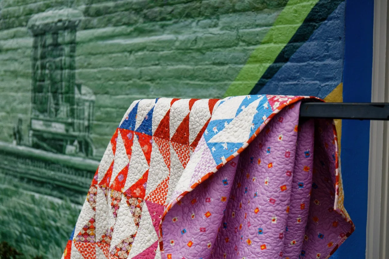 Layer Cake Geese Quilt Pattern Ruby Star Society Persimmon Fabric 20 Fat Quarter Quilt