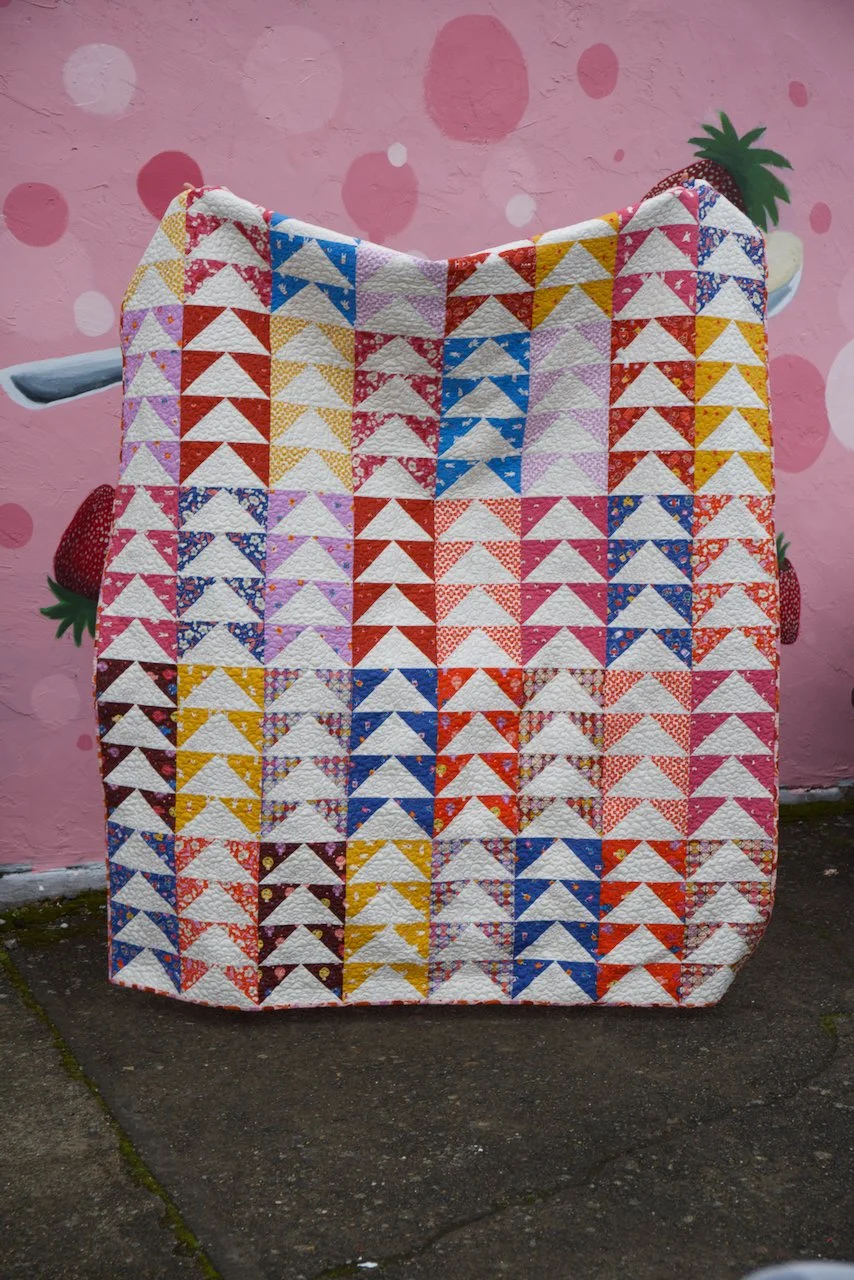 Layer Cake Geese Quilt Pattern Ruby Star Society Persimmon Fabric 20 Fat Quarter Quilt