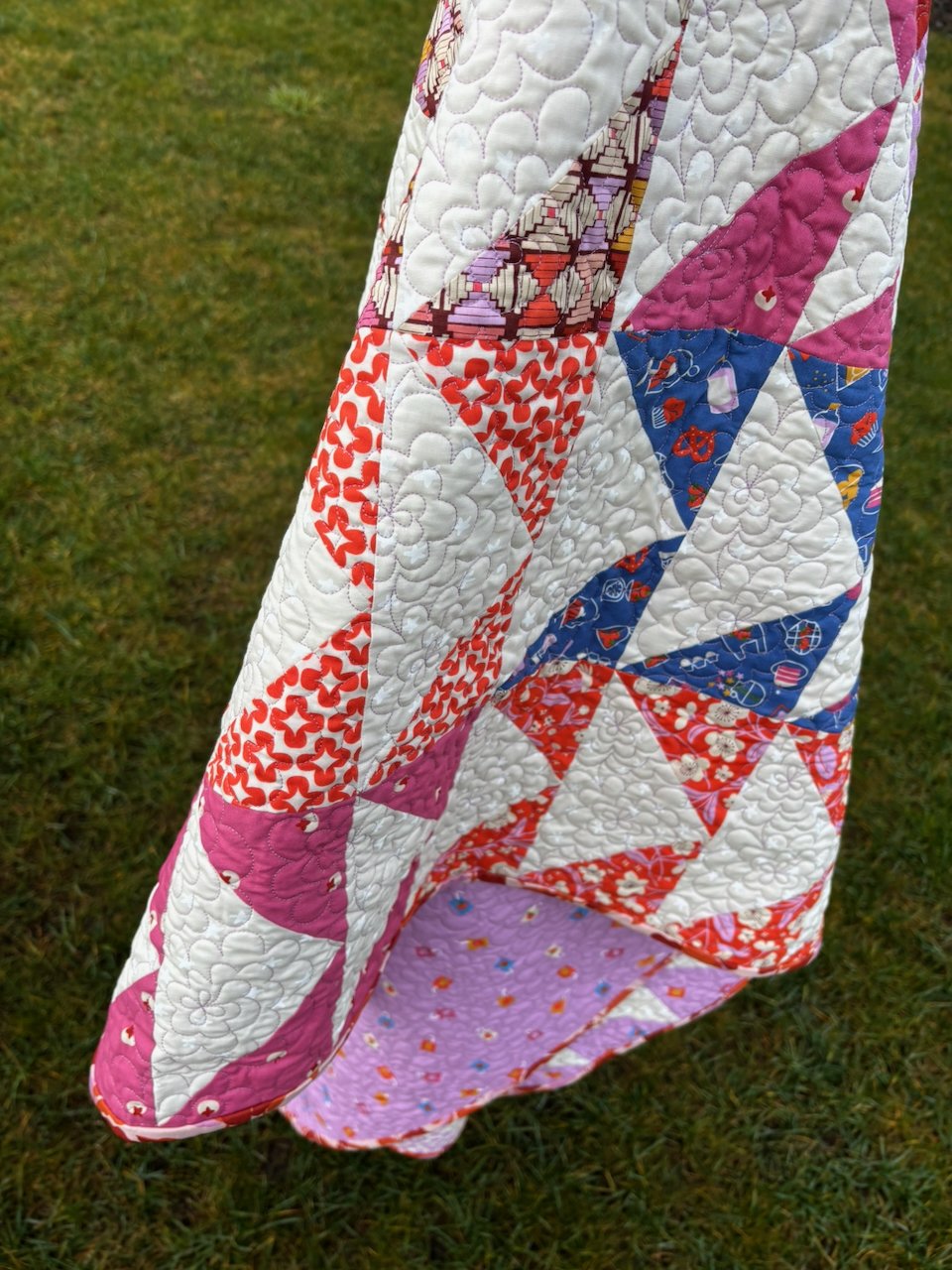 Layer Cake Geese Quilt Pattern Ruby Star Society Persimmon Fabric 20 Fat Quarter Quilt