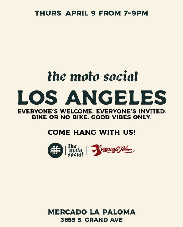 the Moto Social at Mercado La Paloma