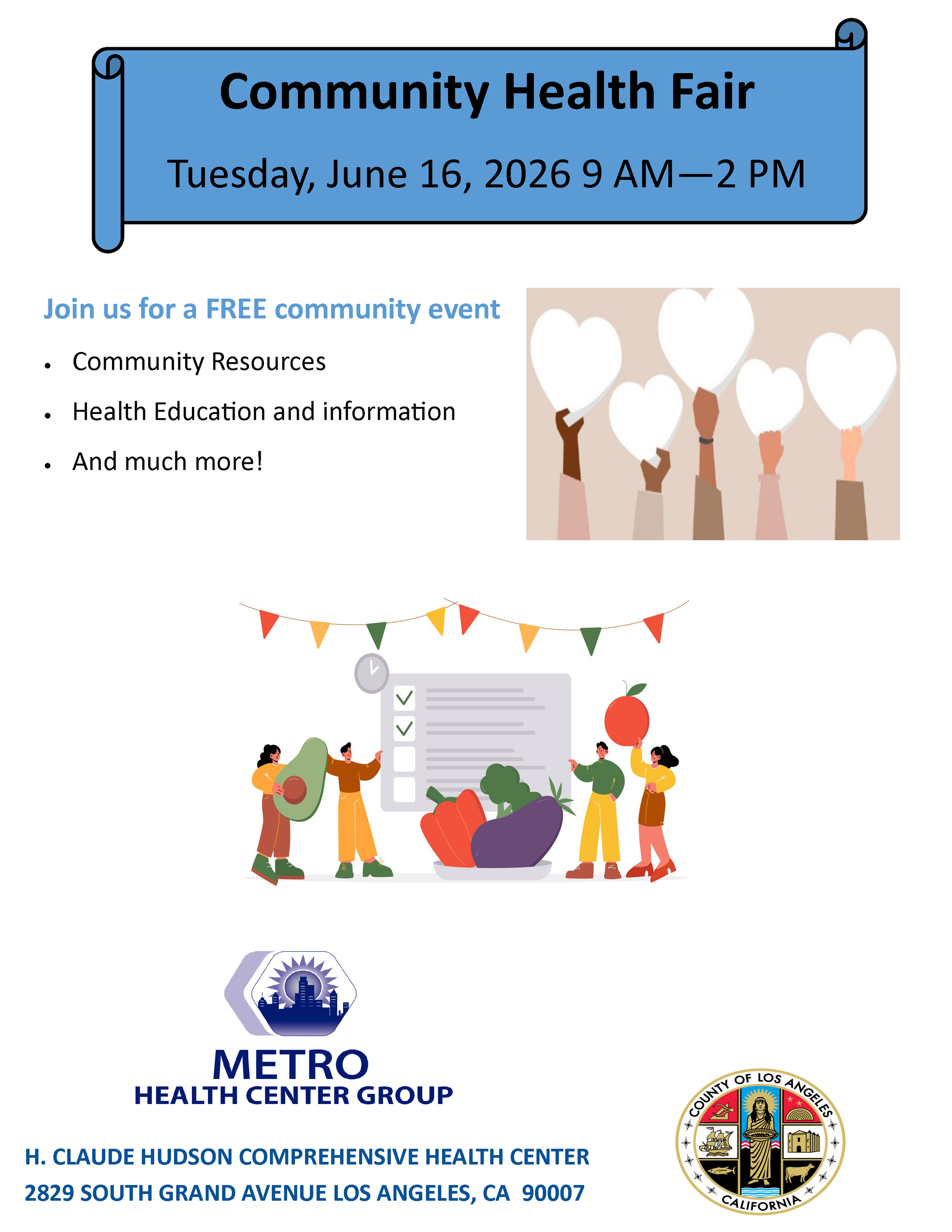 Hudson Community Health Fair Tabling