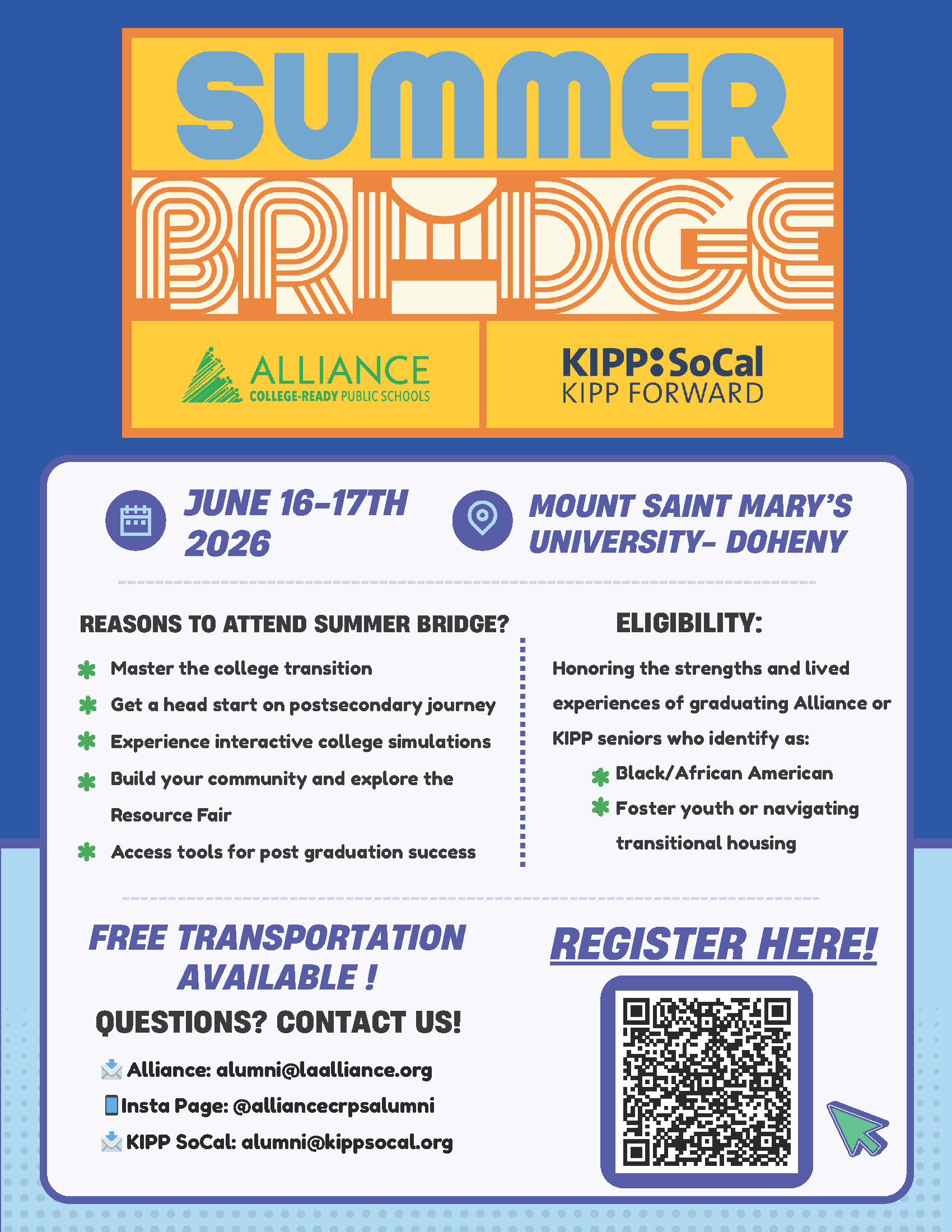 Summer Bridge 2026