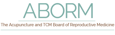 ABORM The Acupuncture and TCM Board of Reproductive Medicine logo