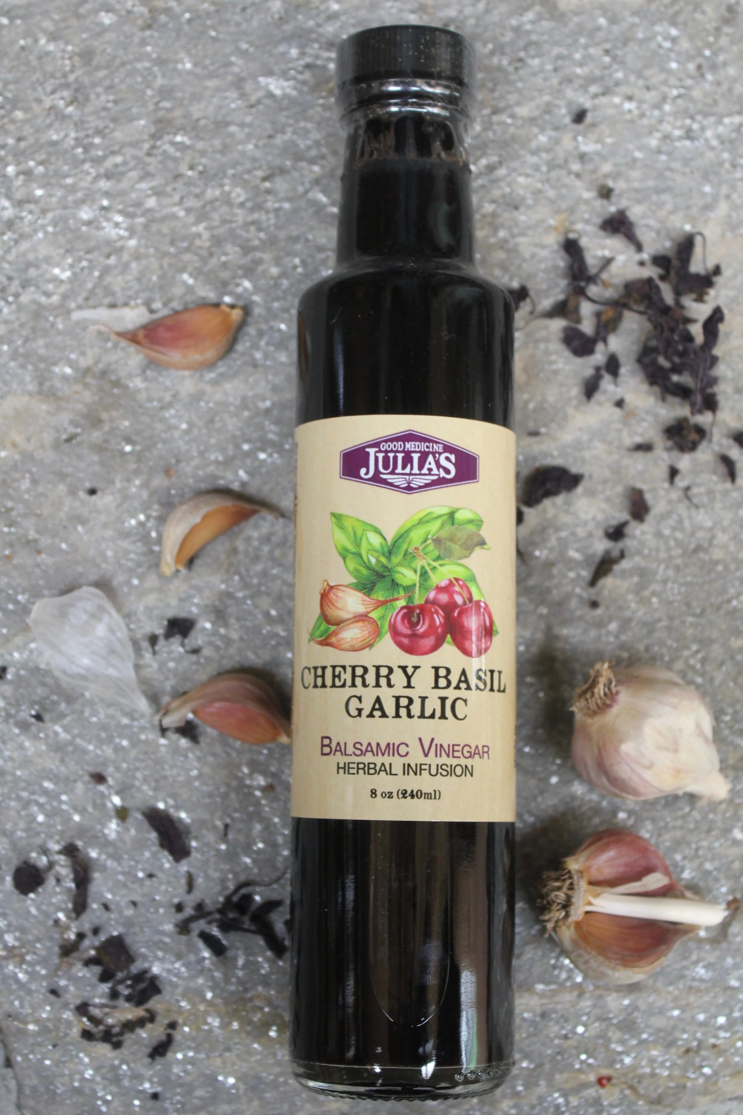 Cherry Basil Garlic Balsamic Vinegar
