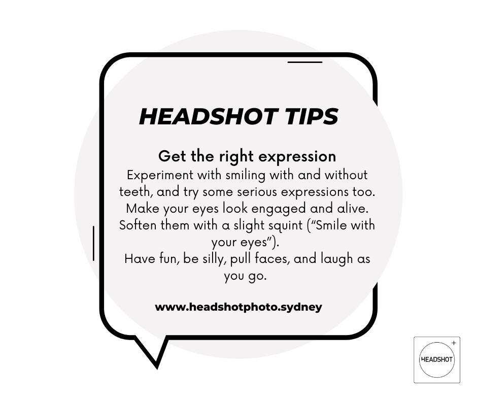 Headshot tip of the day 🤓