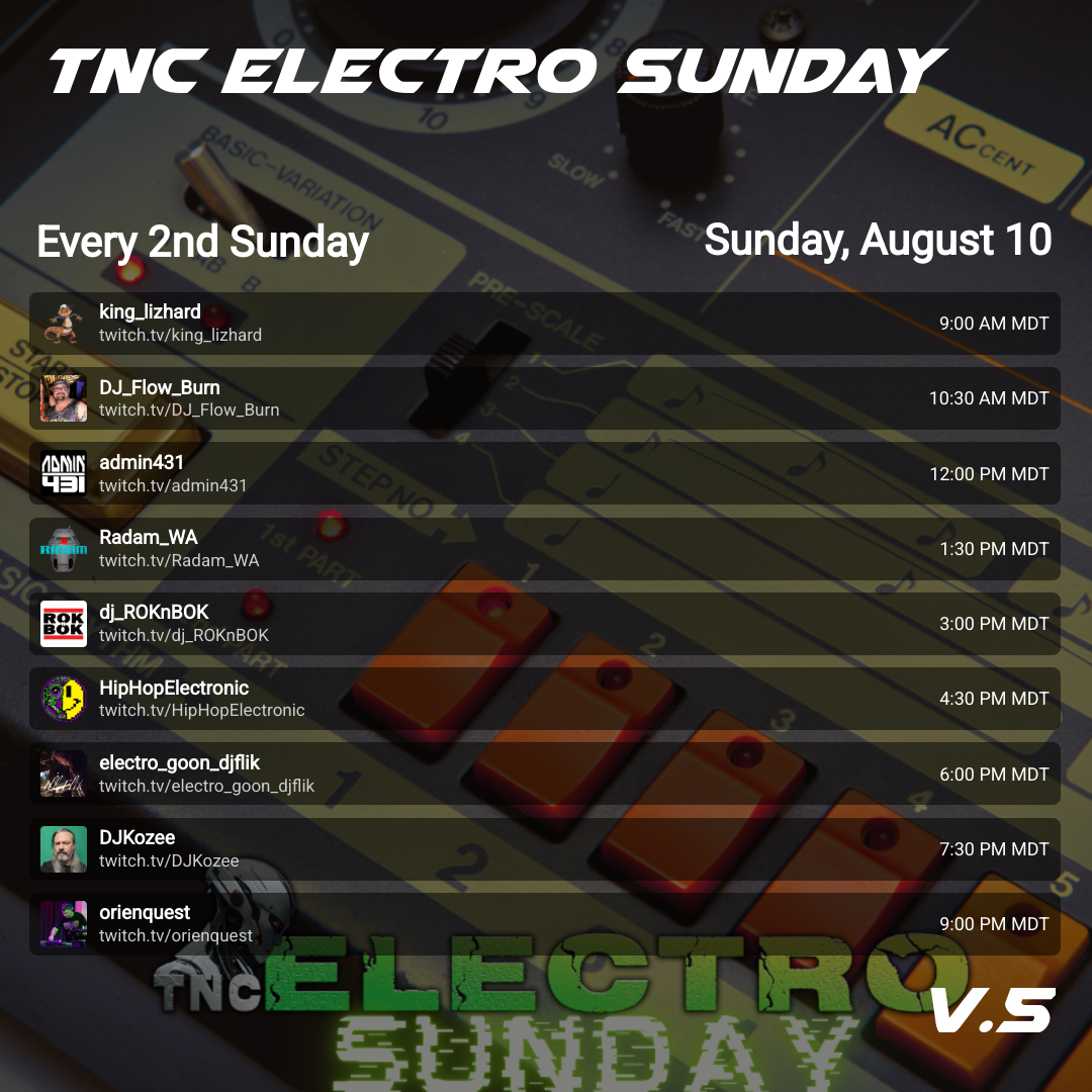 Team No Chill Electro Sunday (Livestream)