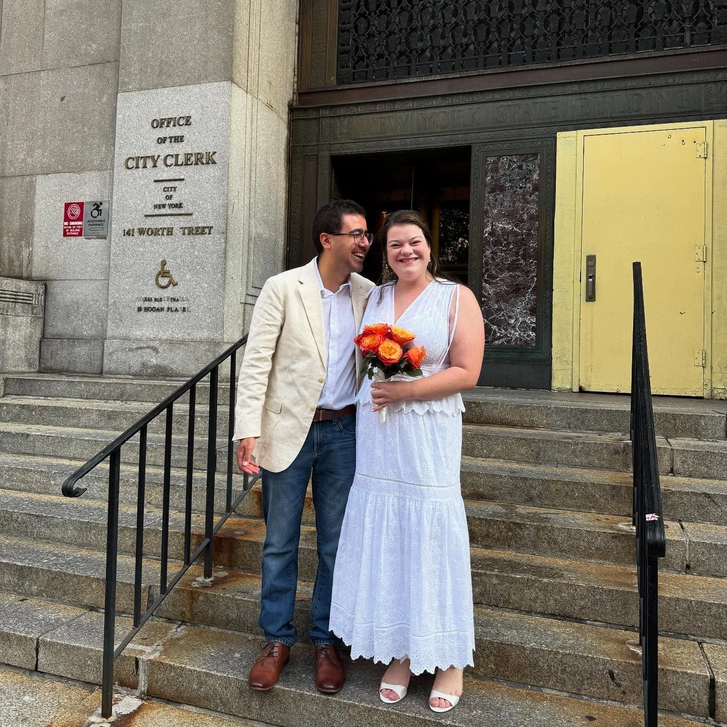 #3, the one where we made it legal&hellip;swipe for city hall wedding photo journalism !!!! 8.7.25

special thanks to @sarahschecker and @missputinofficial for coming along for the ride 🍾💐🥰
