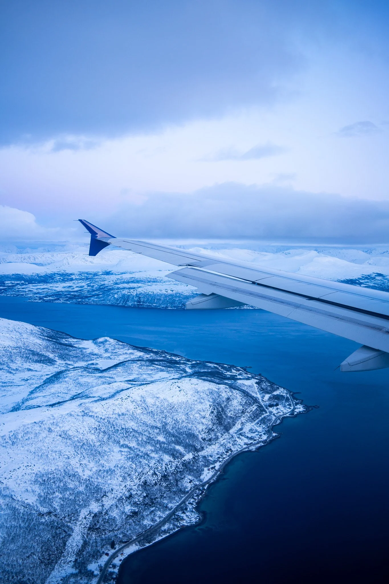 Flight over Trømso