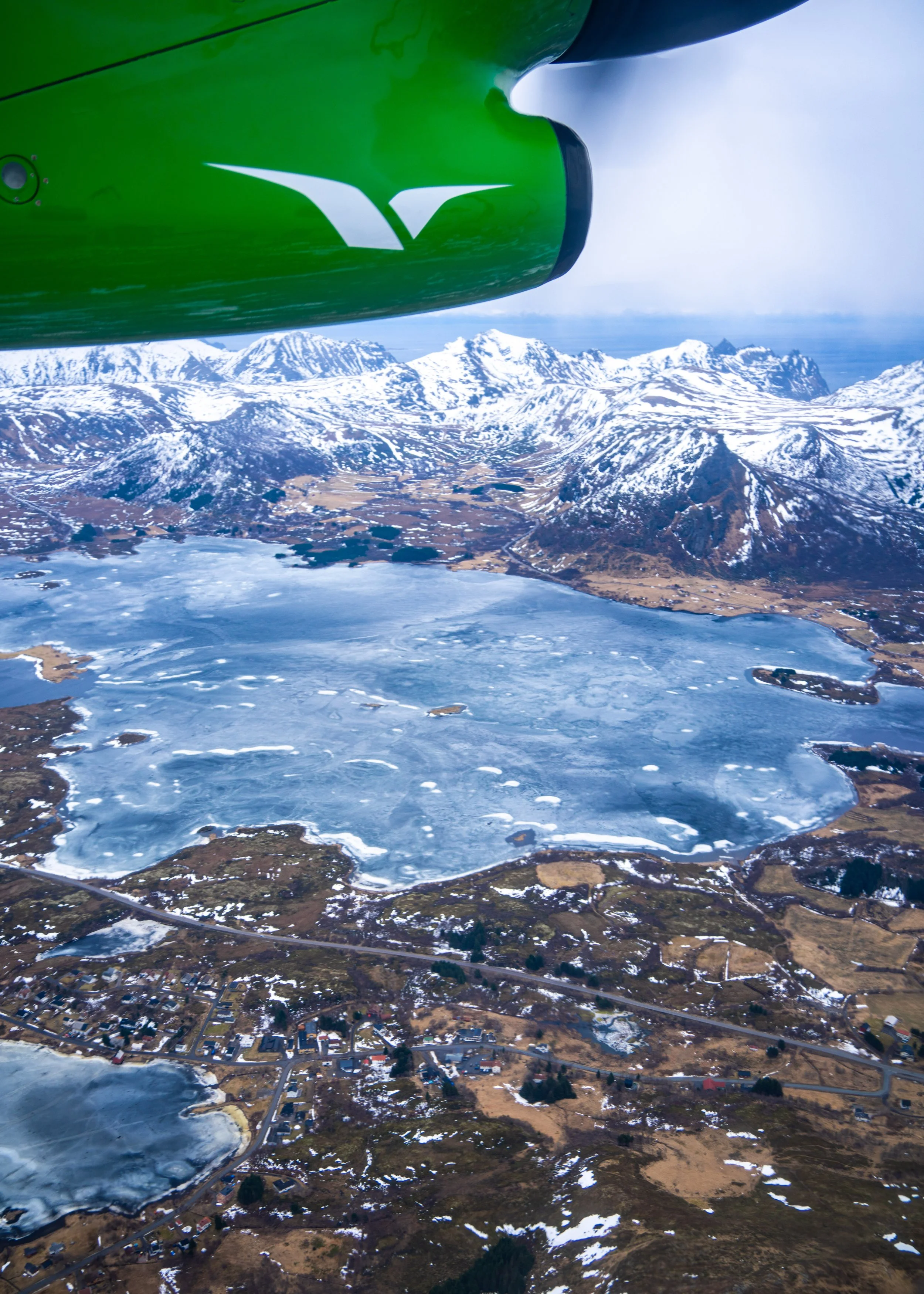 Flight over Lofoten